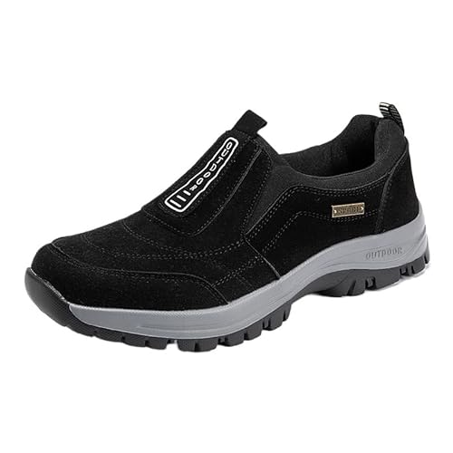 OrthoMotion Naturstep Orthopädische Schuhe Ergonomischer Schuh Zur Schmerzlinderung Unisex (Schwarz,43)