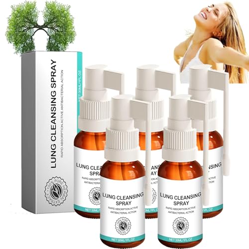 Qartel Lungenreinigungsspray, Qartel Lungenspray, Lungenreinigungsspray Qartel, Leistungsstarke Lungenunterstützung, Reinigung Und Atmung (5PCS)
