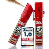 2X Werwolf Columbia Pfefferspray - Made in Germany - hochdosiertes (2 Mio Scoville) und effektives Verteidigungsspray - herausragende Reichweite von 1,5 Meter und 3m Breitstrahl