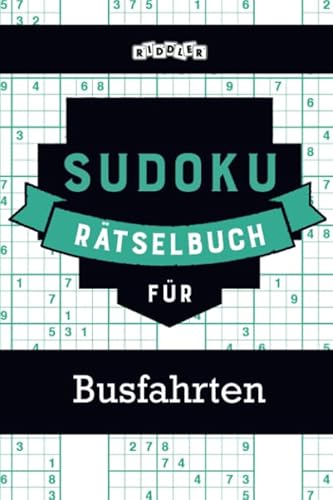 Sudoku Rätselbuch für Busfahrten