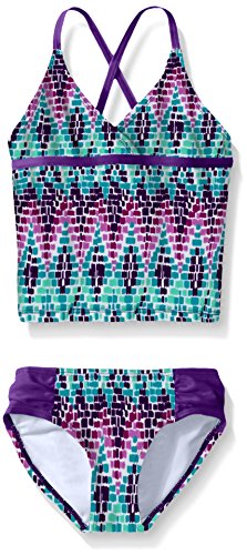 Kanu Surf Mädchen Candy Tankini Badeanzug - Violett - 6X