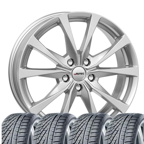 4 Winterräder Winter Brixen 6,5x16 ET 46 5x112 Brillantsilber mit 205/60 R16 92H CON WinterContact TS 870 P Evc