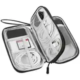 Kabeltasche Organizer, Universal Kabel Organizer Tasche Festplatten Kabel Tasche Elektronikzubehör Organizer Doppelte Kabeltasche Klein für Elektronische Accessoires USB Powerbank SD-Karte Ladekabel