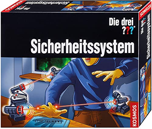 Die drei ??? Sicherheitssystem von KOSMOS, Alarmanlage mit LED-Technik, Detektiv Spielzeug Set für Kinder ab 8 Jahre, sichere dein Kinderzimmer ab, Gadget, Geschenk, Die drei Fragezeichen, Small