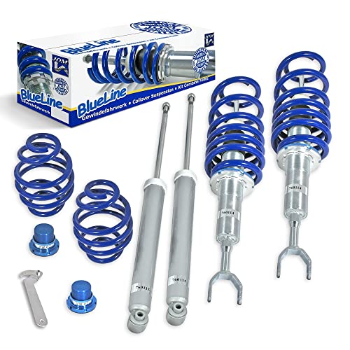 JOM Car Parts & Car Hifi GmbH 741008 Schroefdemper, Blauw