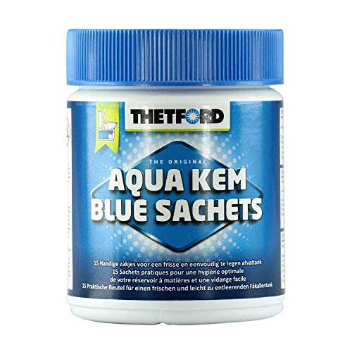 Thetford 301/203 Aqua Kem Blue Sachets, 1er pack (15 x 25 g)