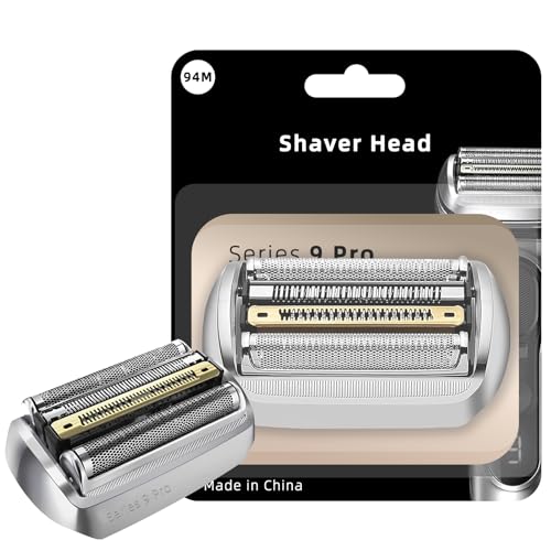Elektrorasierer Zubehör 94M Foil Shaver Ersatzkopf für BR.aun S9 Serie 9050CC, 9070CC, 9075CC, 9080CC, 9090CC, 9095CC, 9030S, 9040S, 9093S, 9250CC, 9280CC, 9290CC, 9291CC, 9292CC, 9295CC, etc
