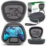 sisma Aufbewahrung Tasche Kompatibel mit Offizielle Xbox Series X oder Series S oder Core Wireless Controller, Robuste Aufbewahrungstasche Hard Case Sicherer Schutz Hülle für Unterwegs, Schwarz