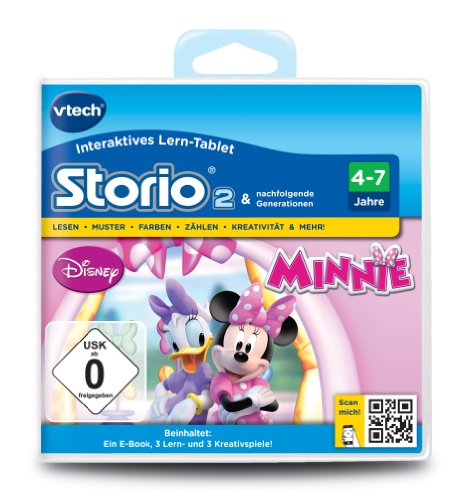 VTech 80-231704 - Lernspiel Minnies Schleifen Boutique (Storio 2, Storio 3S)