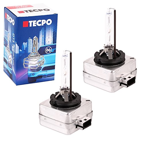 TECPO 2X D1S Xenon Brenner Premium 12V-35W 4300K KALTWEIß Scheinwerfer-Lampe FERNLICHT ABBLENDLICHT PK32d-2 E11 MIT STEUERGERÄT