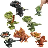 Dinosaurier Spielzeug 6 tücke Biss Finger Spielzeug Interessante interaktive Kinderpartyspielzeug interessante Exquisite Spielzeuge, Partygeschenke für Geburtstagsgeschenke