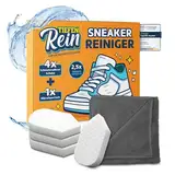 Premium Schmutzradierer Schuhe | 4 Stück Sneaker Reiniger - Radierschwamm mit 2,5X höherer Haltbarkeit | Schmutzradierer Schwamm als Sneaker Cleaner | Schuhputzsets & Schuhreiniger für Sneaker