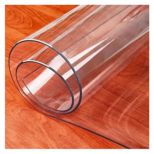 Transparente Stuhlmatte für harte Böden, wasserdichte Vinyl-Rolle für Holz und Fliesen, Mehrzweck-Teppichläufer für Flur und Eingangsbereich, 1,5 mm dick, erhältlich in 100–160 cm Breiten