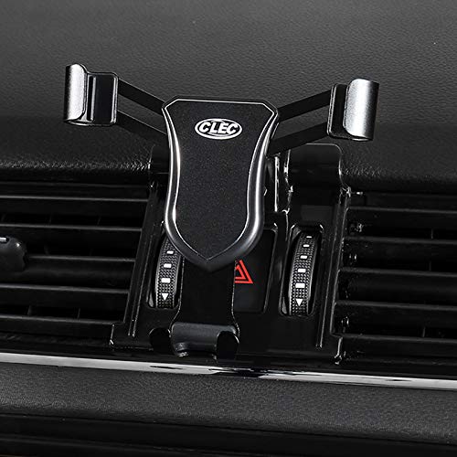 Autophoton [Mise à Jour] Support de Smartphone Support de Smartphone Ventilation automatique Pour Octavia III 3 Mk3 5E 2014-2019 (Le Noir)