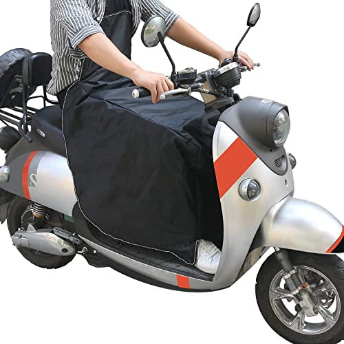 Cokomono Beinschutz Roller Nässeschutz für Motorroller Rollerfahrer universal Wetterschutz Regenschutz/schwarz