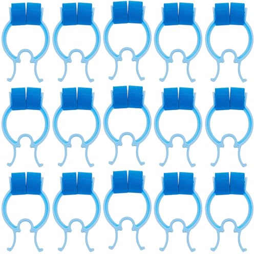 Derwrtup 15 Stück Nasenklammer Nasenclip Nasenbluten Clips Mit Gepolsterten Nasenstopfenclips Notfall Unfall Hämostatische Nasenklammern | Für Spirometer Spirometrie Test Kosmetik