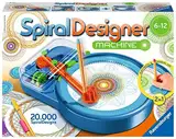 Ravensburger Spiral-Designer-Maschine, Zeichnen lernen für Kinder ab 6 Jahren, Kreatives Zeichen-Set für elektronisches oder manuelles Zeichnen