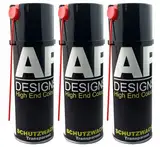 Alex Flittner Designs Schutzwachs Transparent – Premium Unterbodenschutz für Auto, Motorrad & Metallteile, 3x400 ml Spraydose – Langzeitschutz gegen Korrosion, Feuchtigkeit & Salz