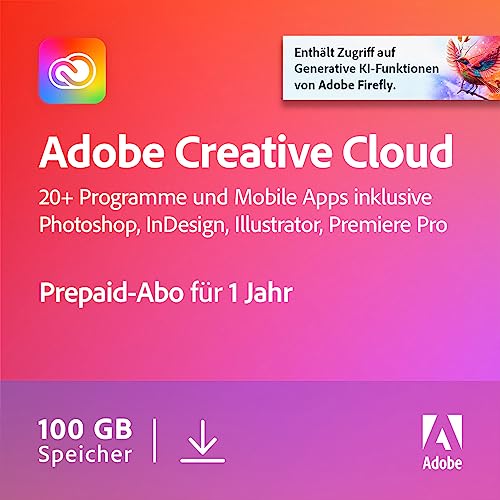 Adobe Creative Cloud|Grafik Design|Gen KI||PC/Mac/Digital Download