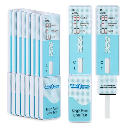 Prime Screen THC Urintest Drogentest 10x THC Test 50 ng/mL Drogenschnelltest für Cannabis Marihuana Haschisch