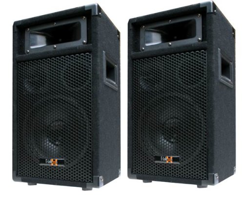 E-Lektron 2X 400W DJ Party Lautsprecher Boxen Paar - 8" Bass PW20