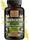 Quercetin -1000mg pro Tagesdosis- WICHTIG: 25:1 Extrakt (25000mg japanischer Schnurbaum je Dosis) I Quercetin Hochdosiert I 120 Stk I Quercetin 500mg je Kapsel -DE- SCHEUNENGUT®