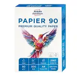 AVERY Zweckform 2563 Drucker-/Kopierpapier (500 Blatt, 90 g/m², DIN A4 Papier, hochweiß, für alle Drucker) 1 Pack