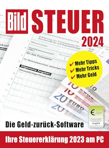 BILD Steuer 2024 | Geld-zurück-Steuersoftware (für Steuerjahr 2023) │ Windows-Version | Aktivierungscode per Email