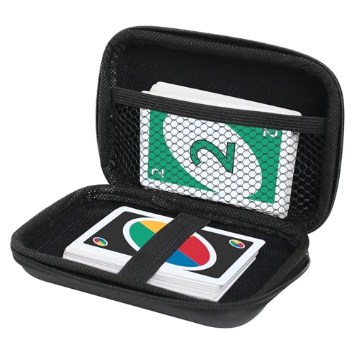 EuAcesry Playing Card Bag forUNO FLI, Protective Cover for UNO Flip, Playing Card Box, Travel Storage Bag, Playing Card Case, Schutzbox für Kartenspiel (Karten Nicht im Lieferumfang)