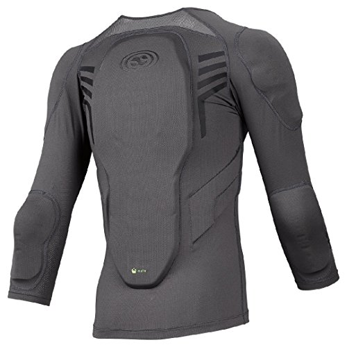 iXS Sports Division Kinder Trigger Upper Body Protective Protektorenjacken, Grau, L