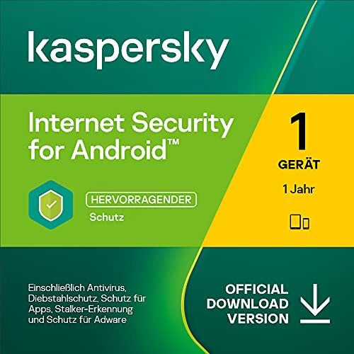 Kaspersky Internet Security for Android 2024 | 1 Gerät | 1 Jahr | Android | Aktivierungscode per Email