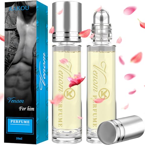 2 Stück Pheromone Parfum Herren, Lure Her Parfum Herren, Pheromon Parfüm, Perfume Men, Männer Parfüm mit Pheromonen Zieht Frauen für Langanhaltender Duft Männergeschenke