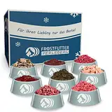 FROSTFUTTER PERLEBERG Barf Hundefutter, 22 kg Barf Starter Paket für Hunde, ohne Zusatz- und Konservierungsstoffe