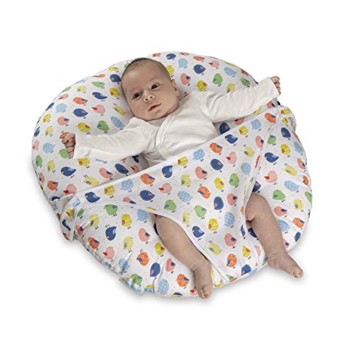 BANBALOO-Babynest nestchen-Babynestchen Kokon kuschelnest für Neugeborene - Babywippe-Baby Day Kissen - Baby Nest - Babyliege-Sitzsack Lagerungskissen Liege-Kuschelnest. Originelles Geschenk Geburt.