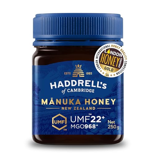 Manuka Honig 1000 MGO circa (UMF 22+) 250g – Zertifizierter Manukahonig aus Neuseeland – Reich an Methylglyoxal – Nachhaltig, roh und mit hohem MGO – Rohhonig in Premium-Qualität
