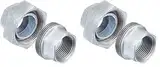 Cornat Verzinkte Verschraubung I/I, 1/2 Zoll, VFB34012 (Packung mit 2)