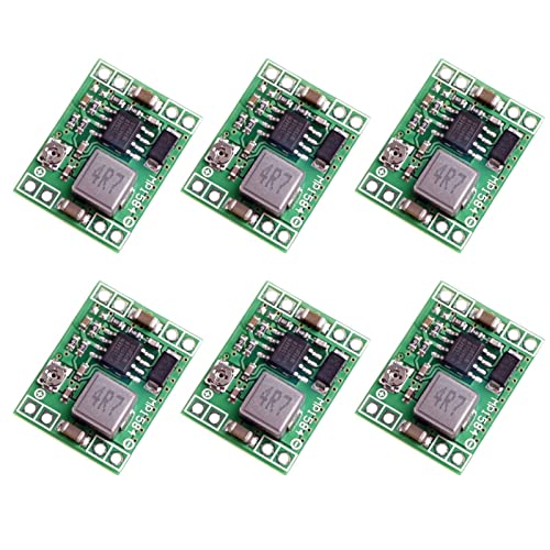 DC-DC Buck Converter 4.5-28V bis 0.8-20V MP1584EN Mini Step Down Einstellbar Wandler LAOMAO 12V 9V 5V 3V Netzteil (6Pack)