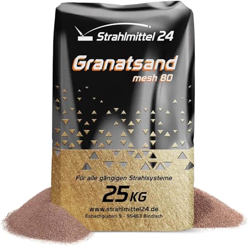 25 KG Granatsand 80 Mesh Strahlmittel