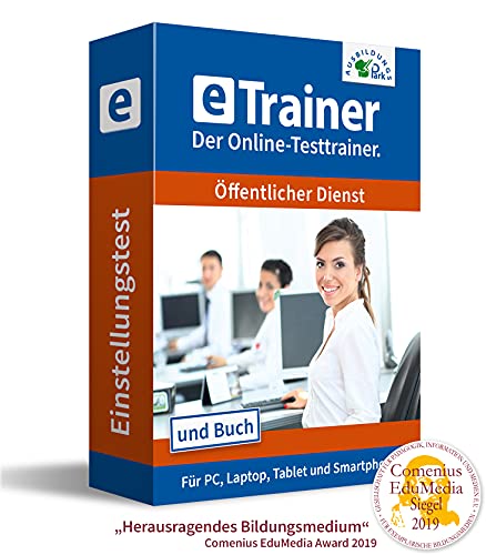 Auswahlverfahren Öffentlicher Dienst 2024 Online-Testtrainer + Buch | Bewerbung, Einstellungstest, Vorstellungsgespräch, Assessment Center – alles in einem Paket! | Geeignet f. Angestellte u. Beamte