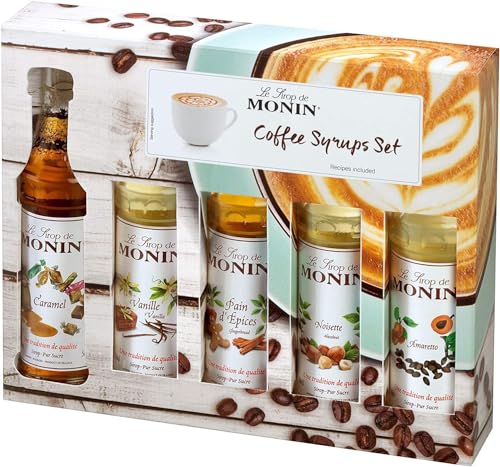 Monin Coffee Syrup Set 5x5cl