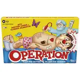 Hasbro Gaming Classic Operation Game, Electronic Board Game with Cards, Indoor Game for Kids Ages 6 and Up