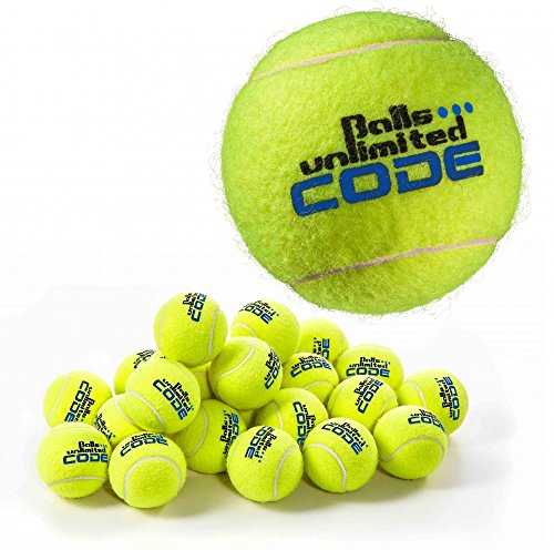 Topspin Balls Unlimited Code Blue Tennisball, Drucklose Trainingsbälle - 60er Beutel
