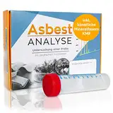 Asbesttest + KMF Test – Analyse einer Staubprobe oder Materialprobe im Labor auf Asbest und Künstliche Mineralfasern (KMF)