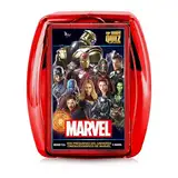 Top Trumps Quiz Marvel: Trivia für 2 Spieler ab 12 Jahren – Ratet Fragen zu den Marvel-Helden und gewinnt! Ideal zur Ergänzung Ihrer Fan-Sammlung.