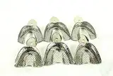 Dental Ortho Impression Trays Autoclavable 6 pcs/Set Denture Instruments by bdeals