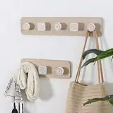 sigaer Nordic minimalistische moderne Holz Kleiderhaken Kreative Haken Wand Mantel Hut Rack Eingangswand Dekorationen, S