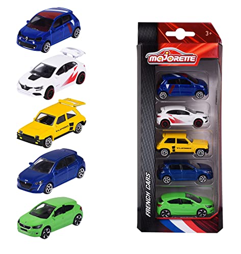 Majorette - 5-teiliges Set – Miniaturautos aus Metall – Maßstab 1:64 – 212053166SM1