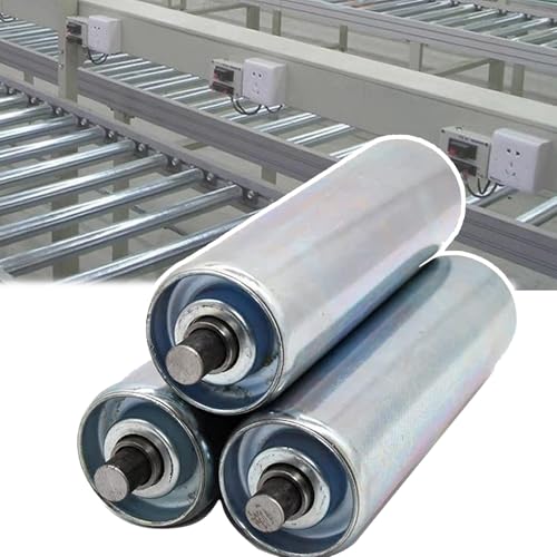 tragrollen förderband 3er-Pack Vorschubtischrollen für die Holzbearbeitung, Durchmesser 2,5 cm, 3,3 cm, 3,8 cm, 5,1 cm, 6,1 cm, Ersatz-Förderbandrollen für Rollenständer, Holzbearbeitung, anpassbare L