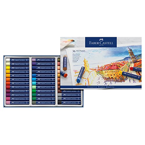 Faber-Castell 127036 - Permanente Ölpastellkreide Studio Quality, 36er Etui