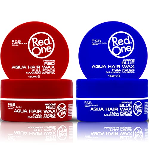 Red One Red & Blue Stylingwachs für Haare 150 ml Set mit 2 Wachsen